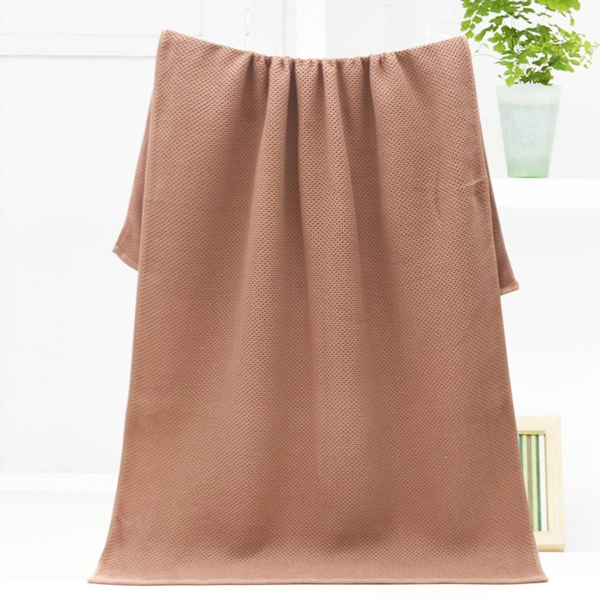 Ręczniki kąpielowe o strukturze plastra miodu bawełna zagęścić żakardowe zwykły chłonny ręcznik kąpielowy 70x140 wysokiej jakościowy duży