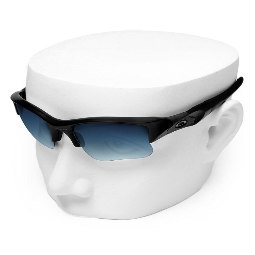 OOWLIT Polarisierte Ersatz Linsen von Blau Gradienten für-Oakley Flak Jacket XLJ Sonnenbrille