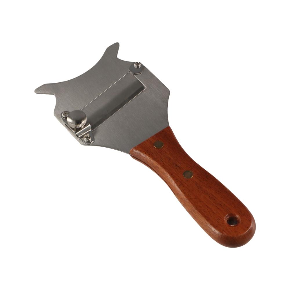 Stainless Steel Truffle Slicer High Hardness Adjustable Slice Thickness Chocolate Planer Wood Handle Cheese Grater Dessert