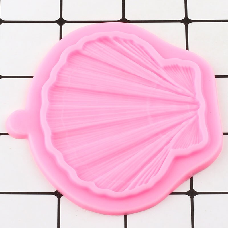 Clamshell Cupcake Topper Silicone Mold Party Cake Border Fondant Cake Decorating Tools Candy Resin Clay Chocolate Gumpaste Molds