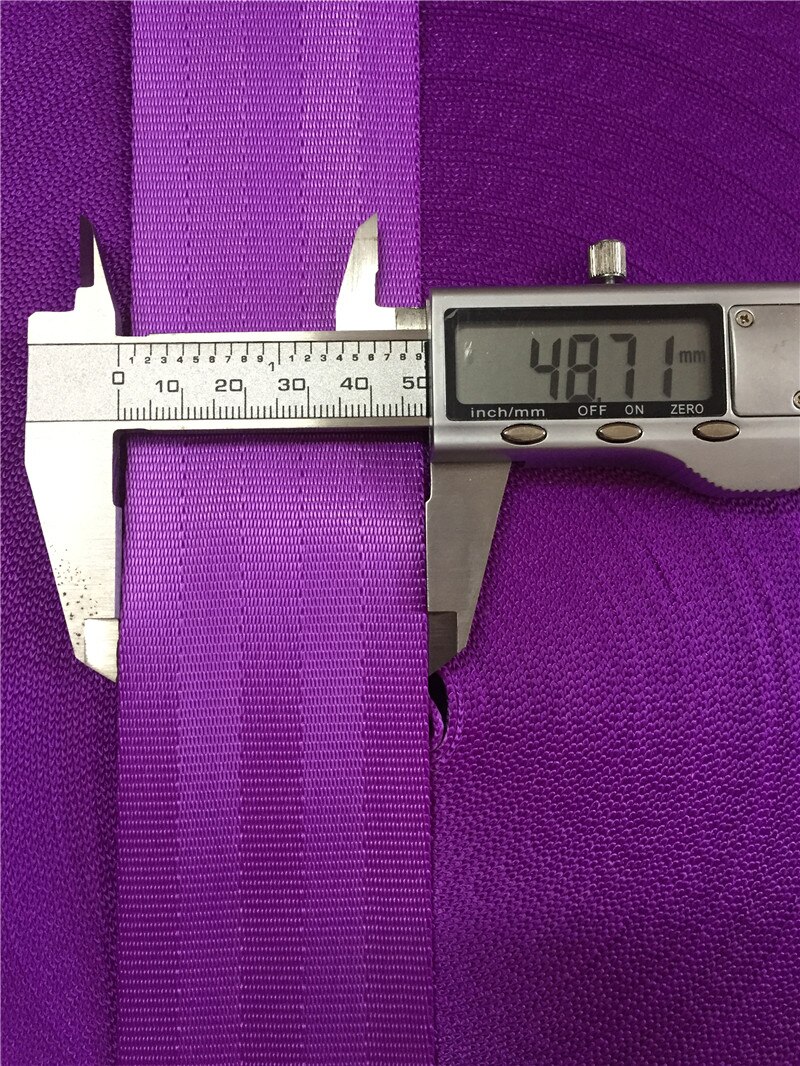 Ruban violet clair de 3-36 mètres pour ceinture de sécurité de voiture, rouleau de 3 c, pour harnais de sécurité, sangle pour ceinture de sécurité de voiture à faire soi-même