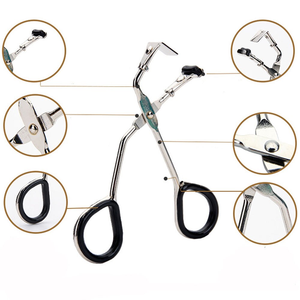 Ciglia Pinzetta Bigodino di curling Ciglia clip di Cosmetici occhio Attrezzo di Bellezza di Alta Qualità di Precisione Pinzette 1PC Professione Del Nastro di colore