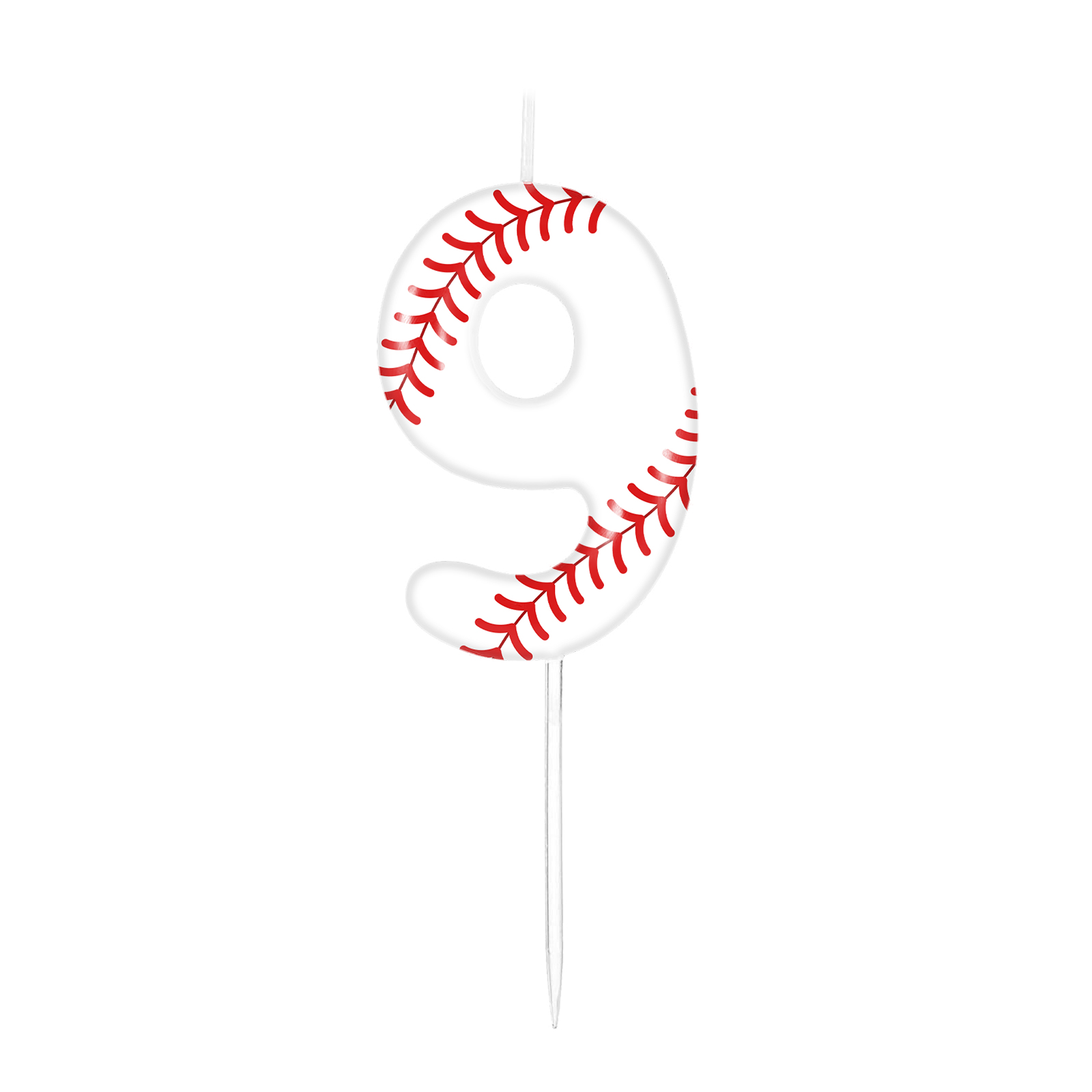 Urodziny o tematyce baseballowej białe cyfry 0-9 świece, chłopcy dziewczęta dzieci wszystkiego najlepszego z okazji urodzin ozdoba na wierzch tortu spotkania motyw zaopatrzenie solidny prezenty: Atrovirens