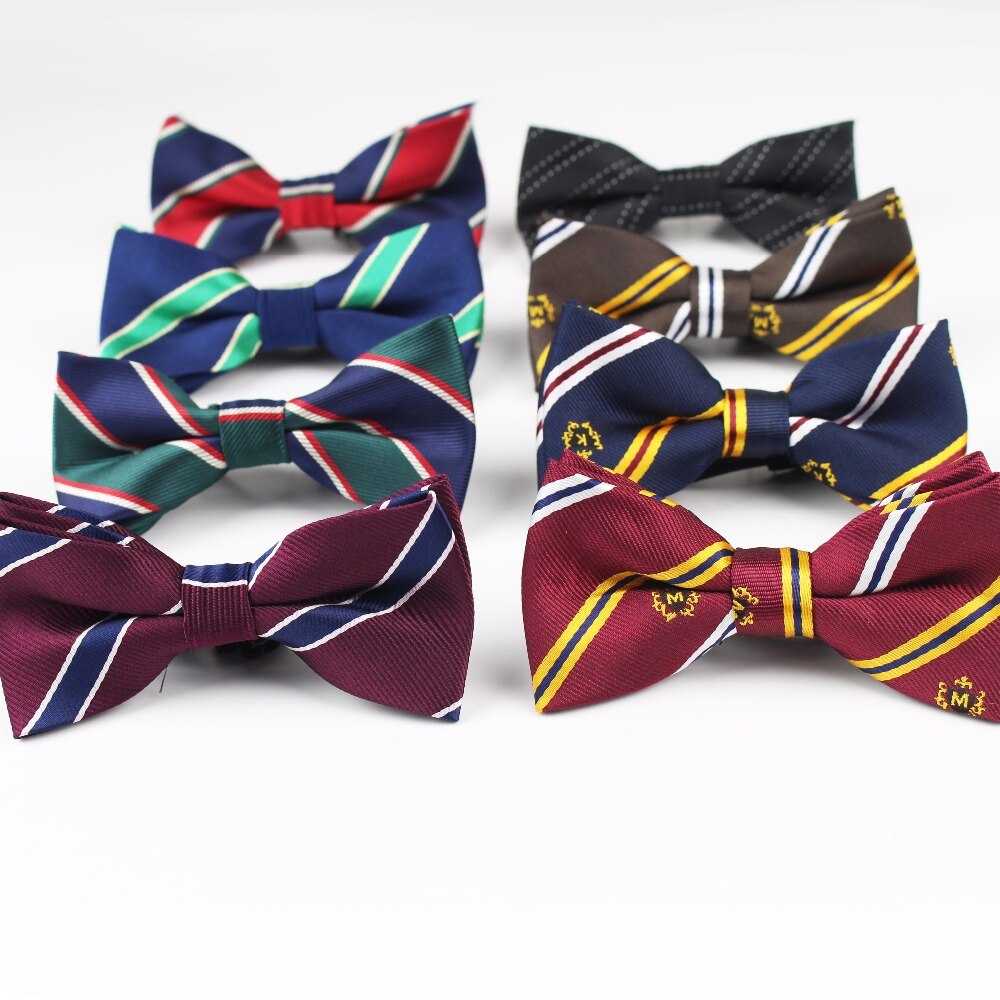 Klassieke Plaid Kinderen Bowtie Polyester Strikjes Baby Kid Kinderen Klassieke Pet Gestreepte Vlinder strikje