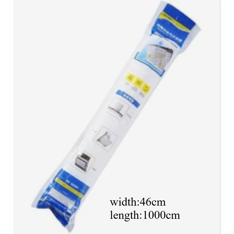 1 rotolo di filtro per cappa da cucina, adesivo resistente tutto'olio, schermo filtrante trasparente che assorbe l'olio in stile giapponese, filtri antigrasso universali: Beige