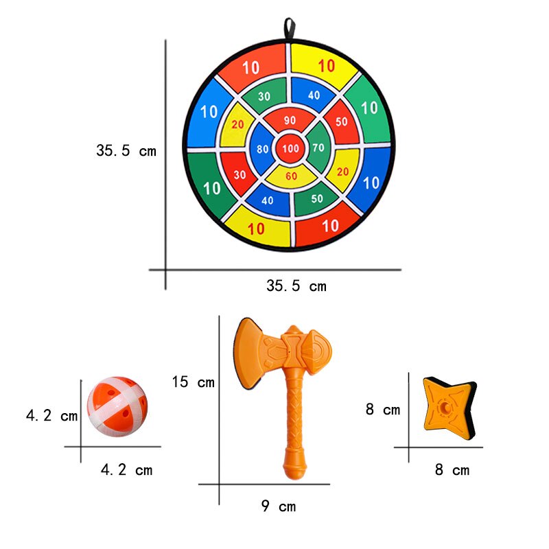 Cloth Dartboard Sets Kids Toys Safety Sticky Ball Target Darts Toy Children's Target Toy Safety Game Children Dart Toys