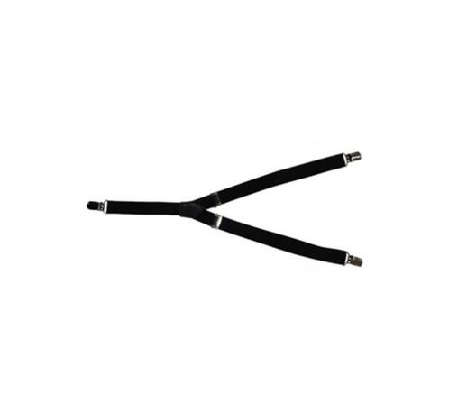 Bretelles Blanches Pour Garçon, Clip Dos En Y, élastique Ajustable, Look Formel