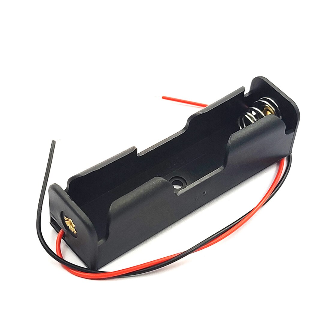 18650 serier batterikasse 1*18650 batteriboks 18650 holder med ledninger 3.7v serier parallelforbindelse diy
