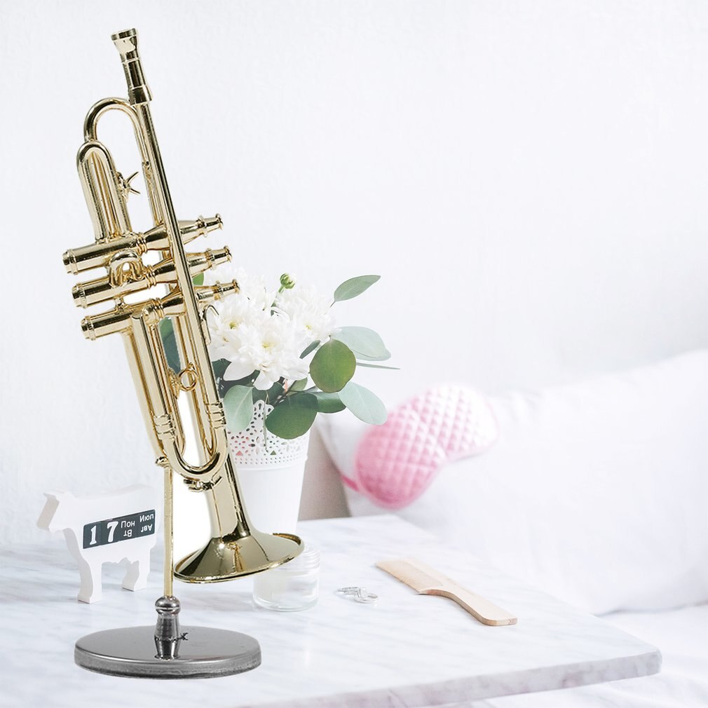 Mini Trumpet A Good For Child Mini Trumpet Musical Instrument Model For Kid Mini Trumpet with Case