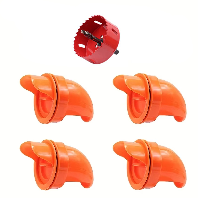 Automatische zwaartekracht kippenvoeder DIY regendicht pluimveevoeder poort verminderen morsen voedsel boerderij kip eend voedsel controller gereedschap: Black