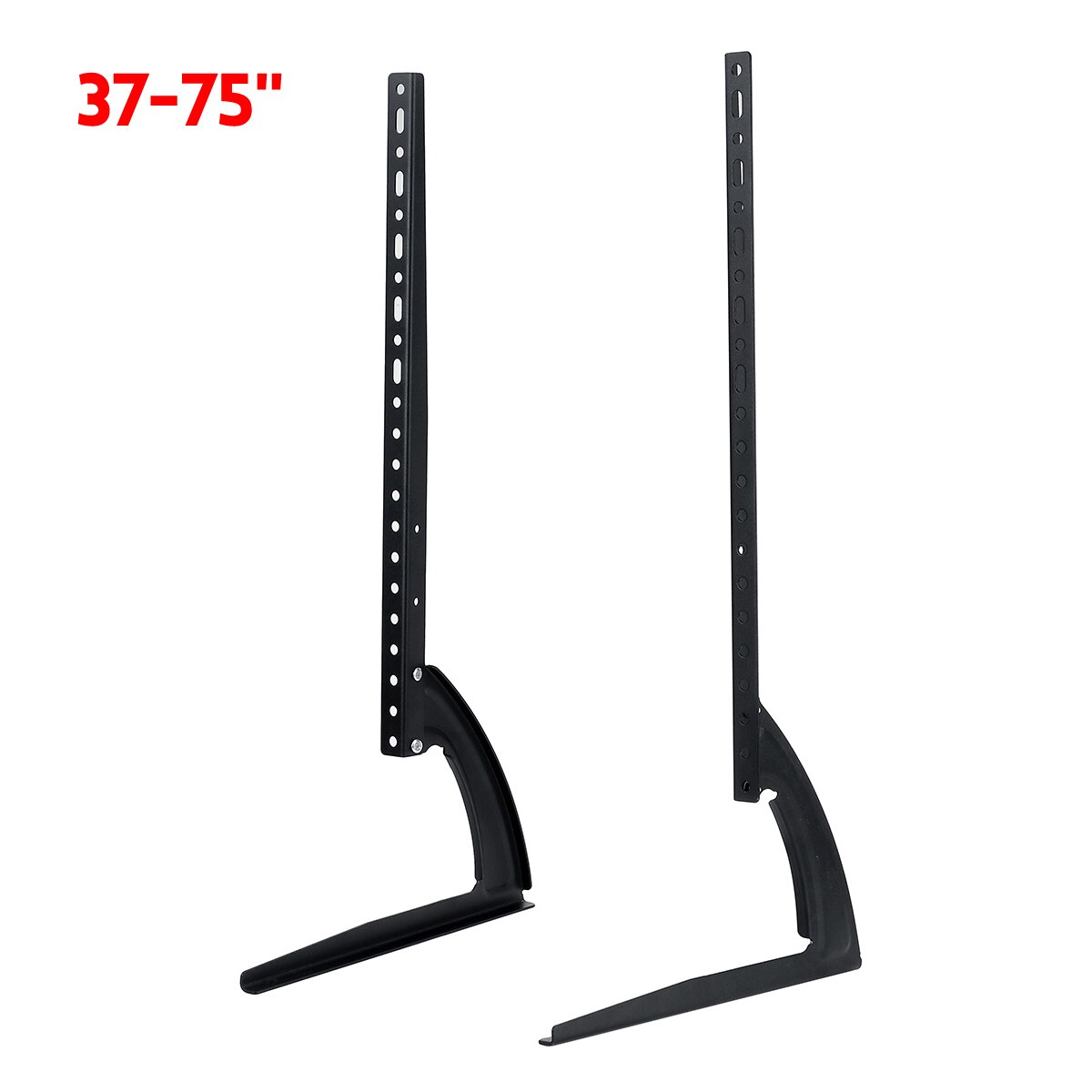 Universal LCD Flat Screen TV Table Top Mount Stand Base Black Fits For 32 Inch To 75 Inch: 37-75