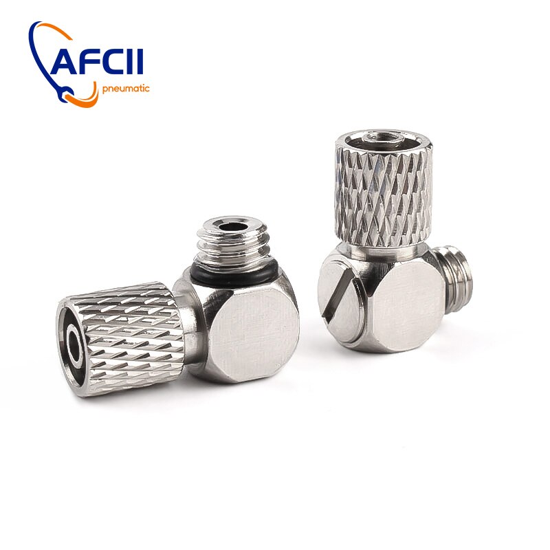 5Pcs Mini Micro Pneumatic Pipe Fitting Hose 3mm 4mm 5mm 6mm Male Thread M3 M4 M5 M6 Copper Straight/Elbow Type Quick Connector