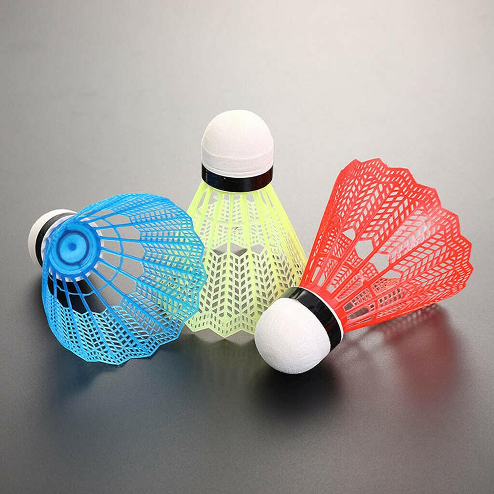 Lot De 10 Balles Badminton Plumes Canard - Volants Entraînement Extérieur | Balles Caoutchouc Durables - 12