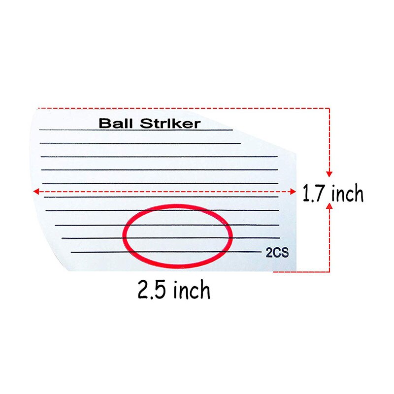 Golf Labels Target Binders Sticker，Golf Irons Impact Tape 252PCS