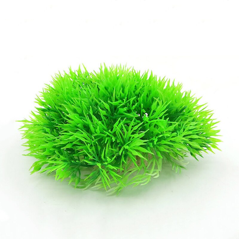 12 Kinds Artificial Aquarium Decor Plants Water Weeds Ornament Aquatic Plant Fish Tank Grass Decoration Accessories 12*6cm: 6