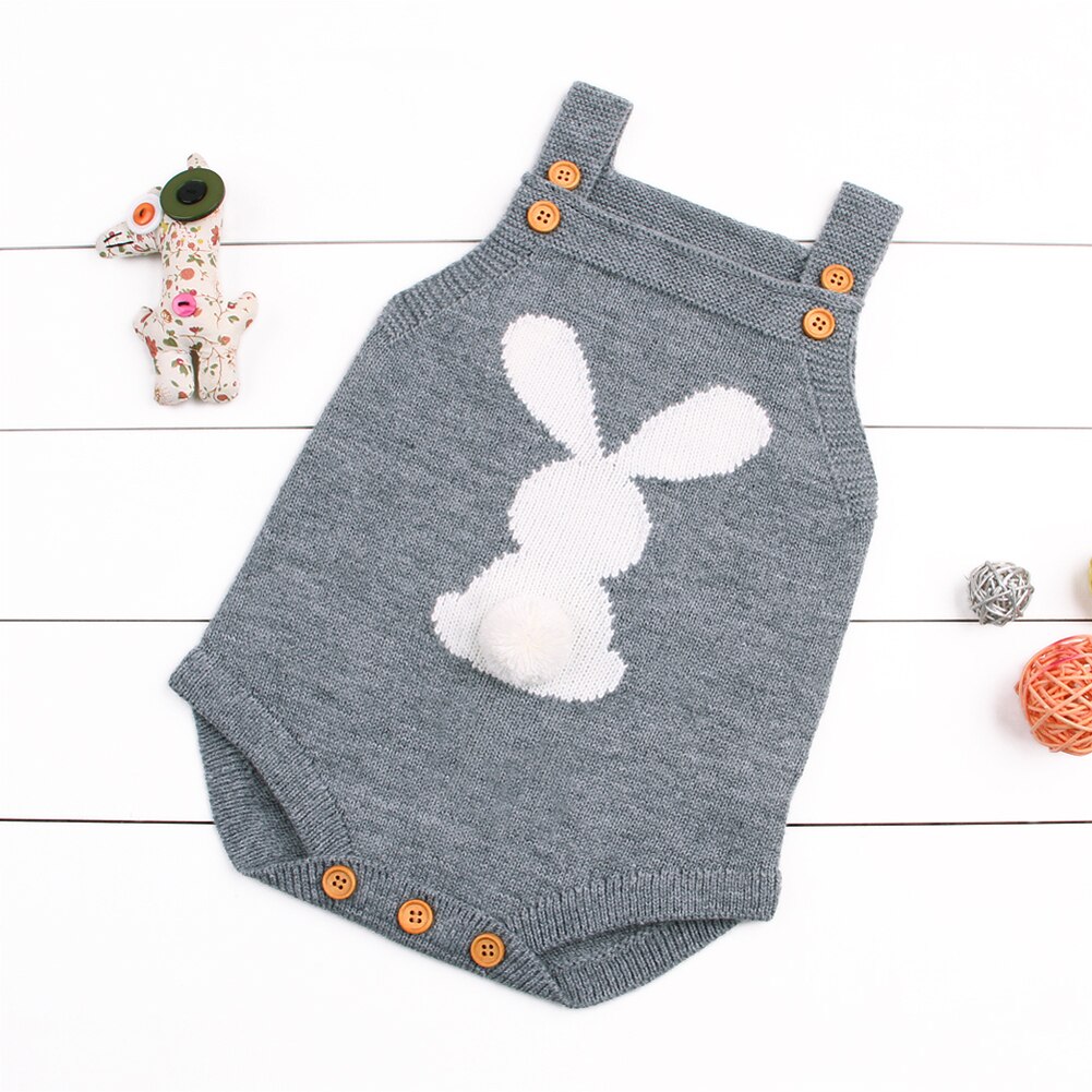 Leuke Bunny Kids Baby Meisje Jongen Breien Romper