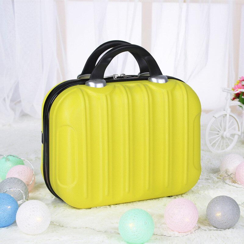 Waterdichte Cosmetische Case Vrouwen Cosmetische Zakken Beauty Koffer Make-Up Tas Reizen Make Up Case Schoonheidsspecialiste Draagbare Toiletartikelen Doos: yellow