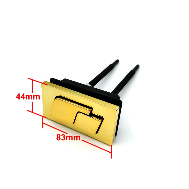Dual Flush toilet tank Gold colour 38mm/48mm/58mm Button Round shape Toilet Push Buttons Bathroom Accessories: D