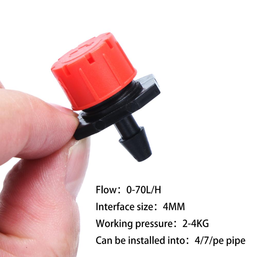 Greenhouse Garden Watering Irrigation System Drippers Red Micro Drip Irrigation Watering Emitter Garden Supplies