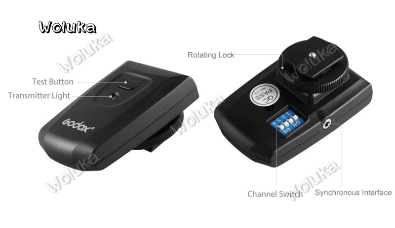 Godox AT-16 16 Channels Transmitter & Receiver Wireless Studio Flash Trigger for C/N/P/O camera CD50 T03
