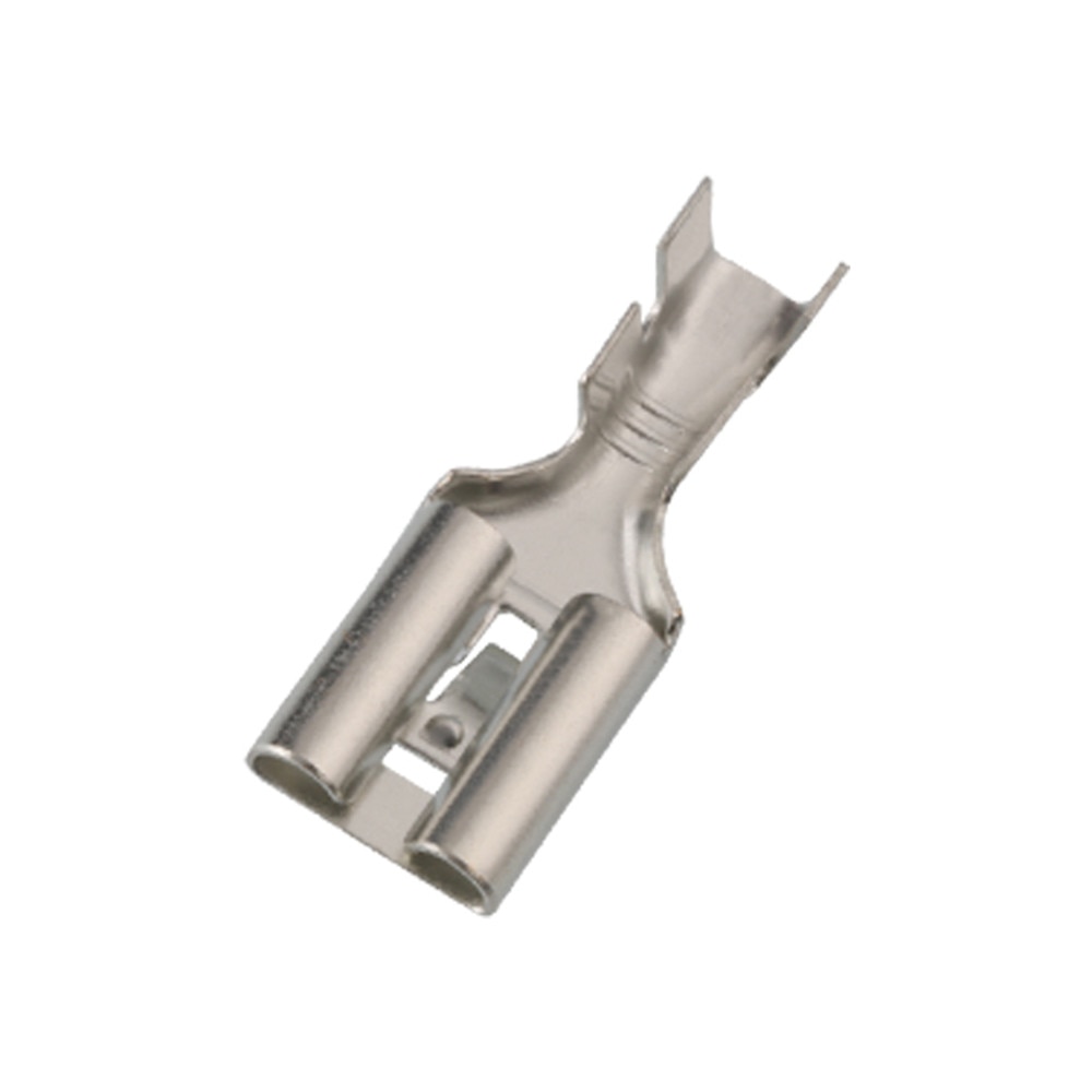 100/200pcs 9.5 Plug spring terminal Automobile high current terminal block Straight plug barbed DJ621-E9.5x1.2C