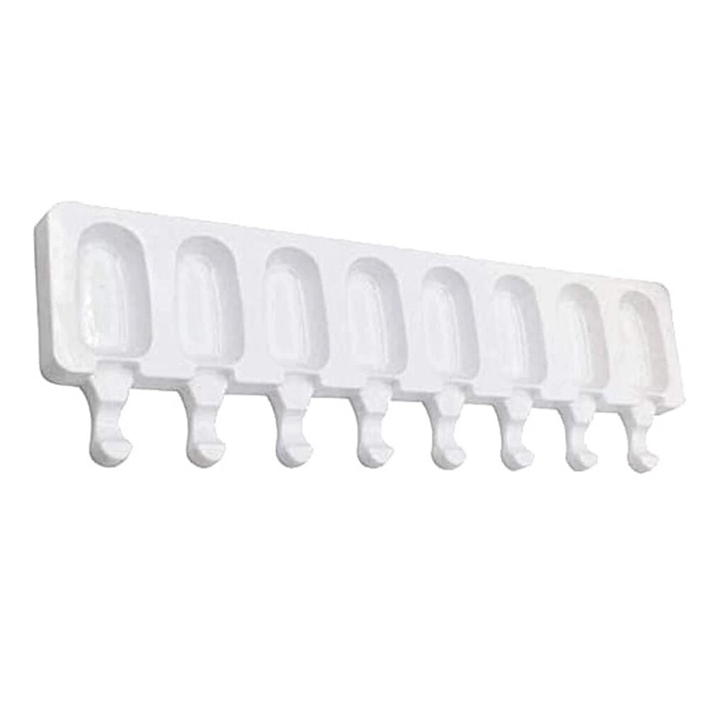 Moule à crème glacée Portable en silicone blanc, 1 pièce, équipement pratique générique réutilisable pour jus de glace: Default Title