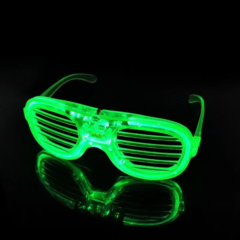 10Pack LED Glasses Party Glass Party Supplies Rave Neon Glasses Sunglasses Party Favors for Kids Adults Birthday Carnival Party: green