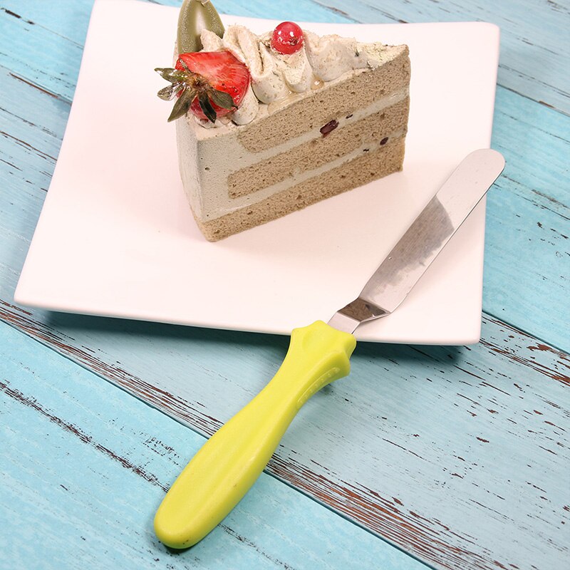 Petit couteau à spatule coudée/à manivelle, Palette de 3 pièces Outils de décoration de gâteaux, glaçage, Sugarcraft, Fondant