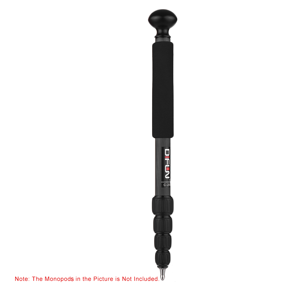 Monopod Handvat Grip Trekking Poles Metalen Bolvormige Handgrips Met Kompas Fotografische Apparatuur Accessoires