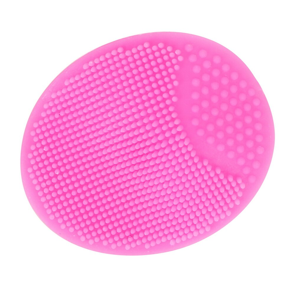 Niceyard siliconen sponzen scrubbers gezichtsreinigingspad superzachte gezichtsreinigingsborstel voor het exfoliëren van mee-eters in de spa: Lichtroze rood