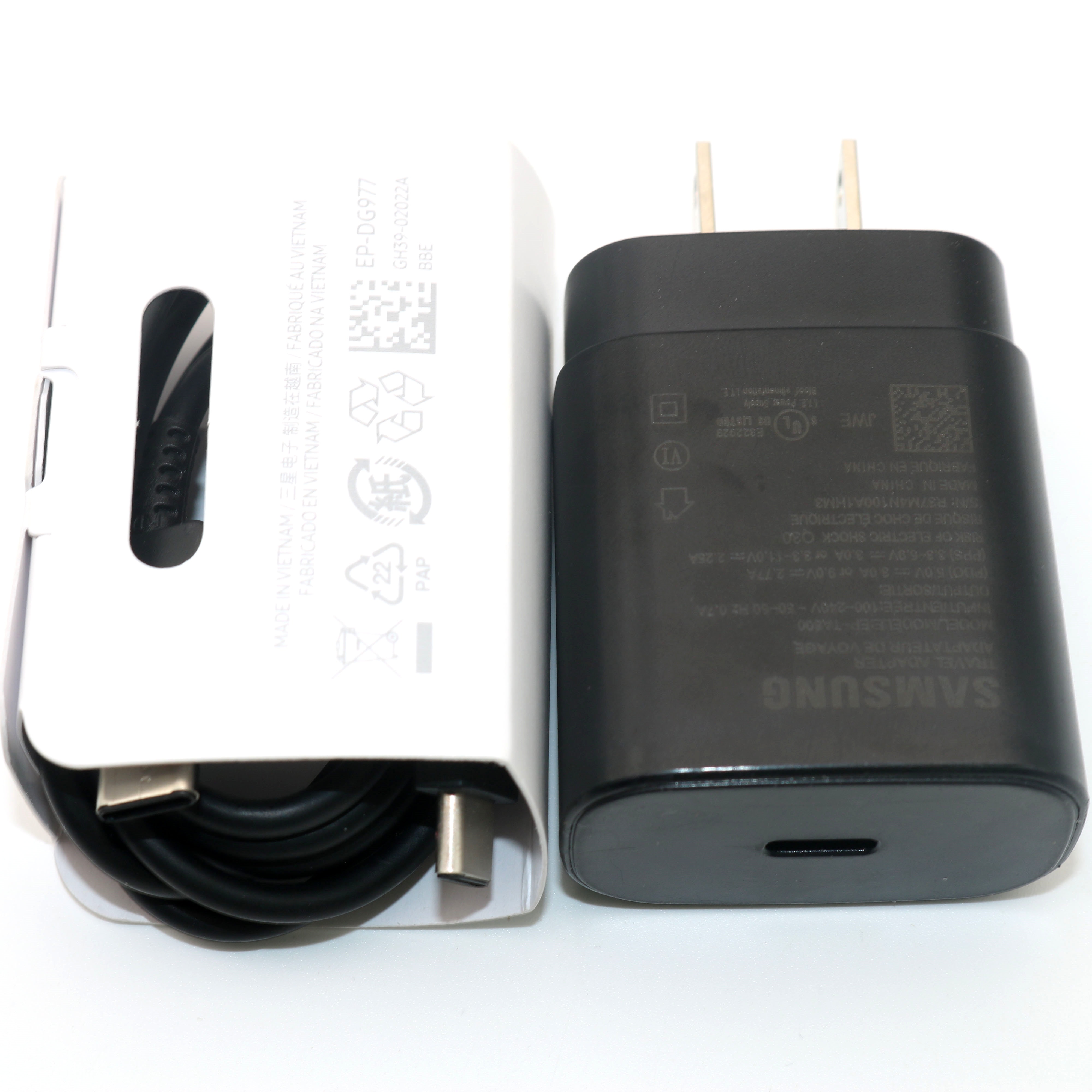 SAMSUNG Original Super Fast Charge Wall Charger EP-TA800 For Samsung GALAXY Note10 Note10 plus S10 5G S10 Plus S10Plus 5G 25W: Black US Add Cable