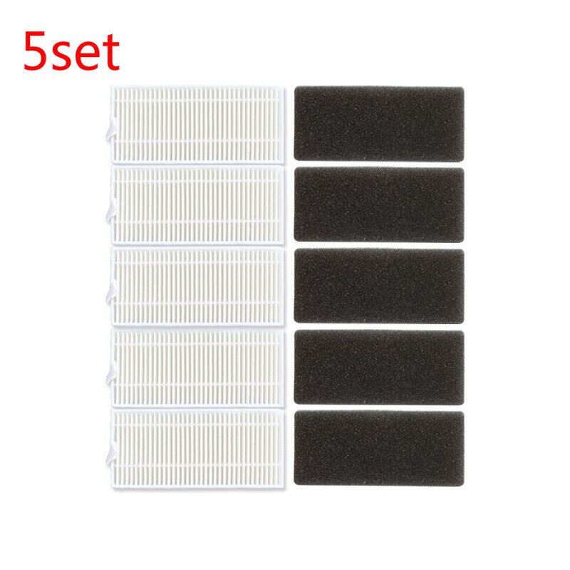 Filtro HEPA para aspiradora, paño de mopa para IKOHS NETBOT S15 SmartGo, repuestos de aspiradora robótica, accesorios: 5set