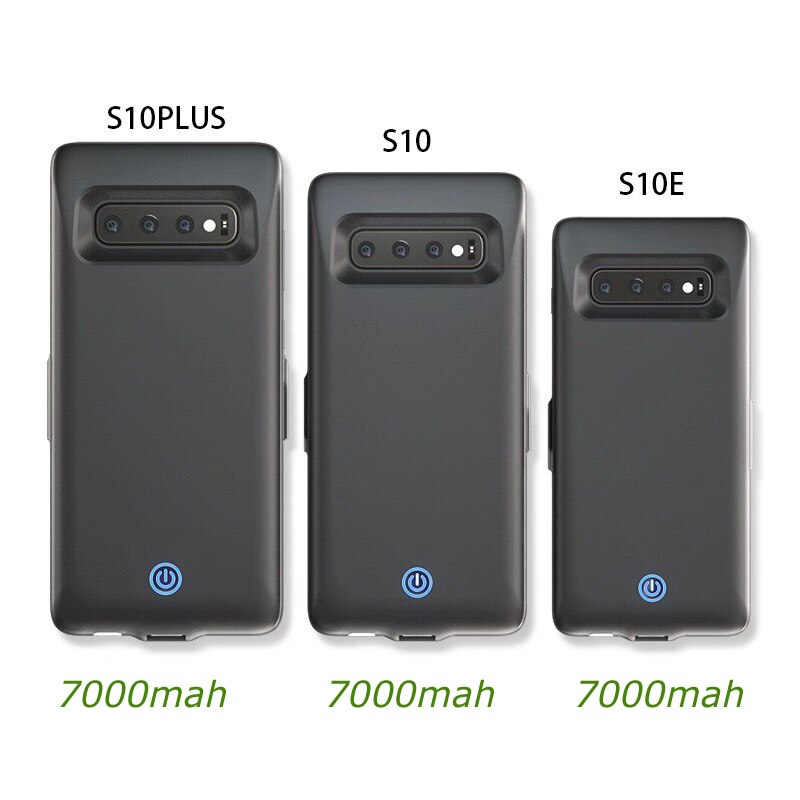 7000Mah Batterij Lader Case Voor Samsung Galaxy S10 S10e Batterij Case Voor Samsung S10 Plus Terug Clip Fast Charger mobiele Telefoon