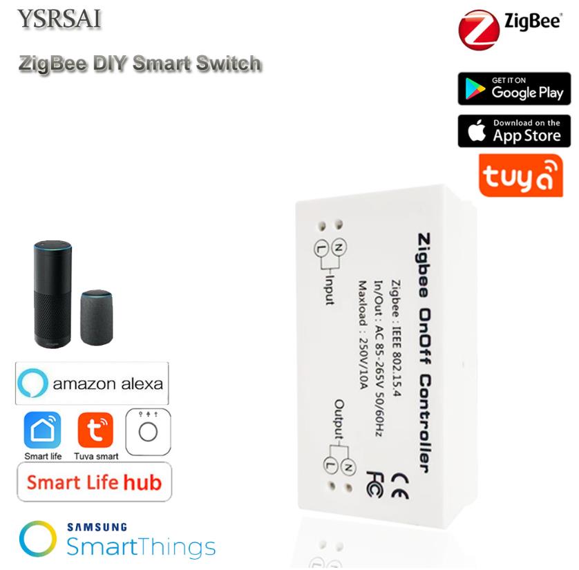 Tuya ZigBee 3.0 Smart Gateway Hub Smart Home Bridge Smart Life APP Wireless Remote Controller for Alexa Echo Google Home: Zigbee Switch
