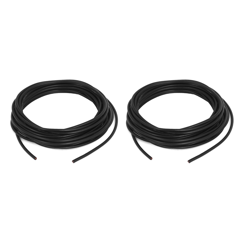 2X RG174 Antenna Coaxial Cable Wifi Router Connector Cord 5M Long Black: Default Title