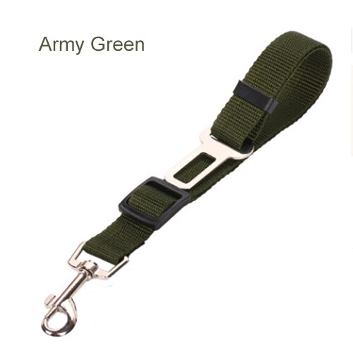 Voertuig Auto Huisdieren Puppy Seat Lead Leash Hond Harnas Voertuig Gordel Dierbenodigdheden Reizen Clip Verstelbare Pet Dog Veiligheid Seat riem: Groen
