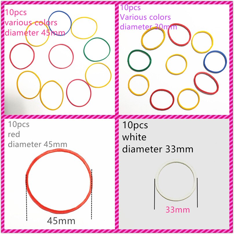 16 kinds 10pcs/set Rubber Band Pulley Transmission Engine Drive Round Beslts DIY Toy Module Car Motor Stretch Droppshipping