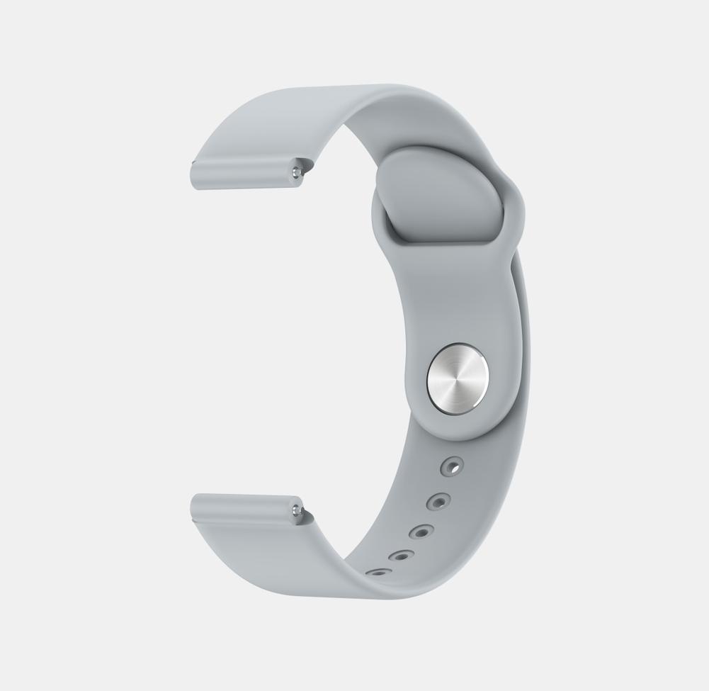 B57 schermo a colori braccialetto fitness inseguitore attività frequenza cardiaca tenere sotto controllo pressione sanguigna promemoria orologio orologio compatibile Bluetooth: grigio strap