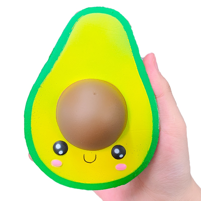 Jumbo Avocado Squishy Nette Langsam Rising Weichen Squeeze Spielzeug Simulation Süß Duftenden Stress Relief für Kind Baby Weihnachten Toy10 * 13CM