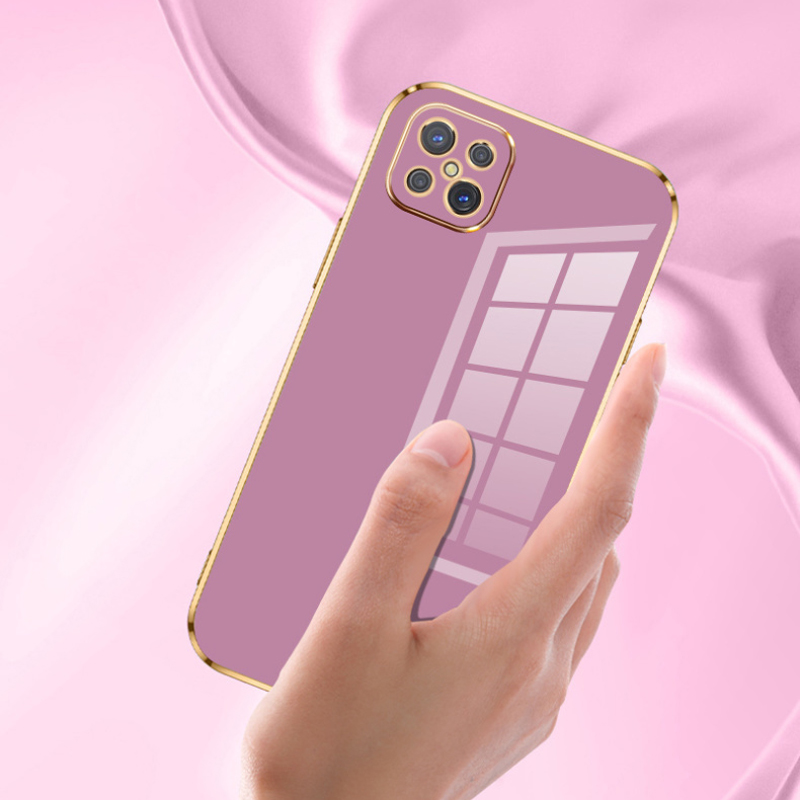 Til oppo reno 4z 5g cover oppo reno 4 z telefoncover cph 2065 cover oppo reno 4z reno 4 z 5g luksuriøst firkantet belægning stødsikkert bagcover