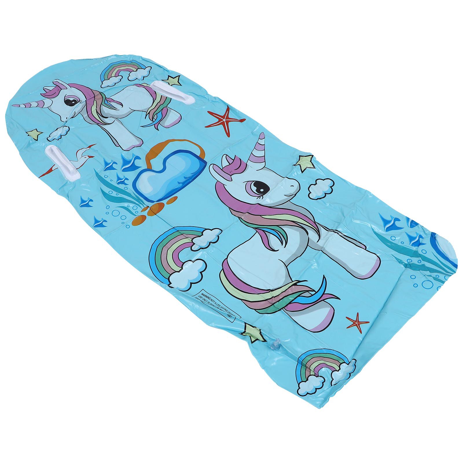 Kids Inflatable Floating Bed Shape Floating Pad Portable Swimming Mat