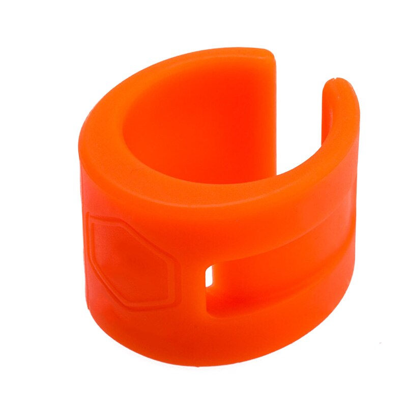 Horquilla delantera y trasera para bicicleta de carretera, anillo anticolisión, Círculo de PROTECCIÓN DE GOMA para bicicleta de montaña, accesorios al aire libre, B2Cshop: Naranja