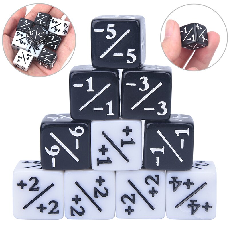 10Pcs Digital Dice Gathering Table Game Funny Dices Arithmetic Math Education Dice