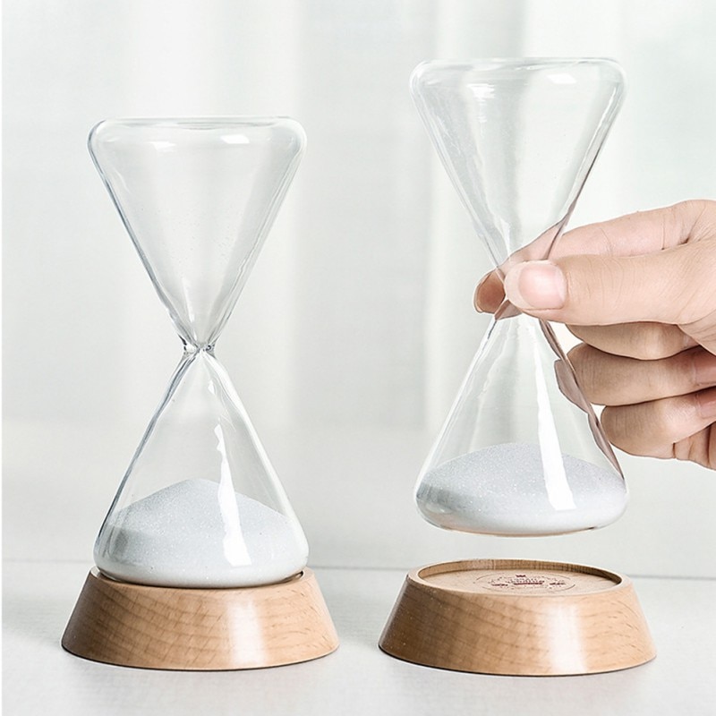 Tiimalasi hiekka -ajastin  - 30 minuutin ja 15 minuutin ajastin