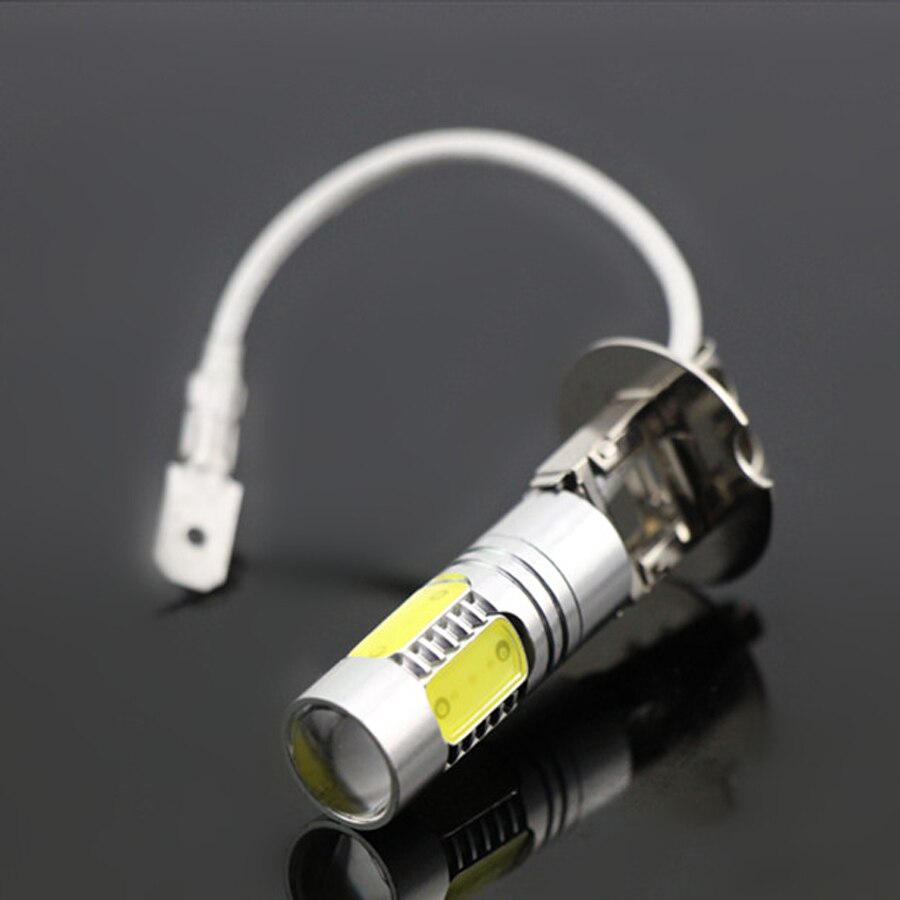 2Pcs Super Wit H3 12V Dc 7.5W Cob Led Lamp Auto Auto Mist Lichtbron Projector Rijden lamp
