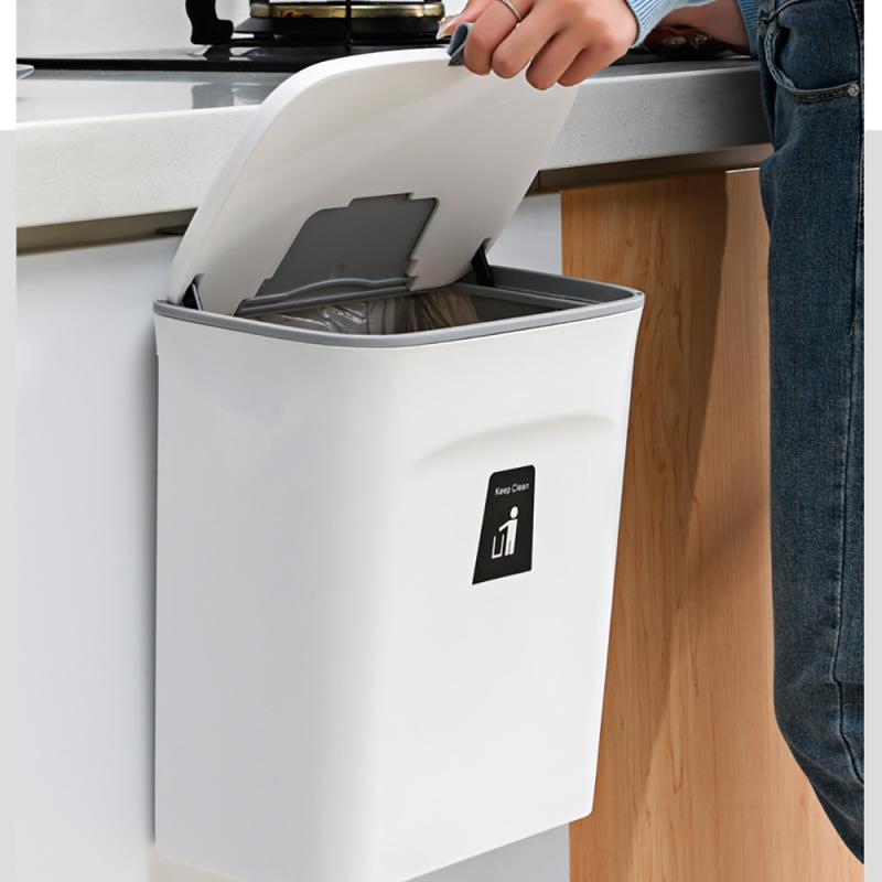 Keukenkast Muur Gemonteerde Prullenbak Opknoping Multipurpose Afval Container Voor Thuis Prullenbak Wc Afval Opslag Schoon Tool