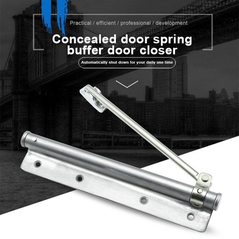 Automatic Door Self-Closing Hinge Durable for Home Office Closer Buffer Store DC120