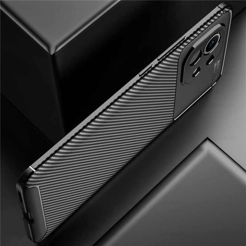 Voor Xiaomi Mi 11 Lite 5G Ne Case Carbon Fiber Schokbestendig Siliconen Coque Xiomi Xiaomy Mi11 Lite Licht 11 lite 4G Matte Tpu Cover