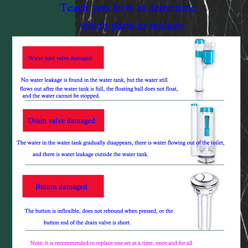 Toilet Water Tank Accessories Water Inlet Valve General Toilet Flush Tank Drainage Toilet Water Supply Device