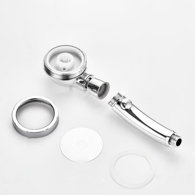 Druk Spary Hoge Handheld Chrome 3 Douchekop Instelling Met On/Off Pauze Schakelaar Waterbesparende Verstelbare